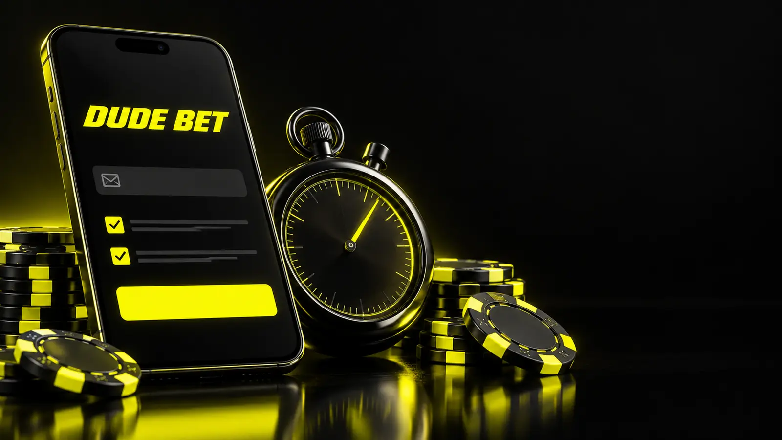Форма регистрации в Dudebet